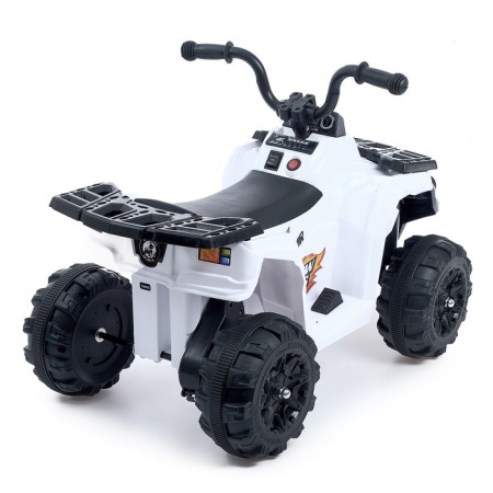 Electric car "Quadrik", white color-2