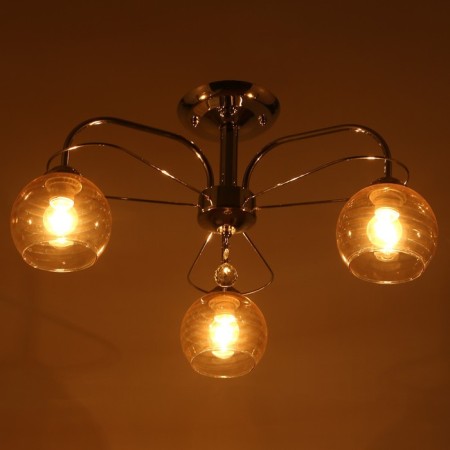 Causia "Angria" 3he27 40W chrome 59x59x30 cm Bayerlux-2