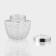 Glass jar for bulk products "pattern", 200 ml