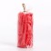 Candle-cylinder "openwork", 6x15 cm, red
