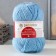 Yarn "village" 100% half-carbonated wool 250m/100g (177-blue sky)