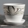 Pot floral lotus white 1 liter