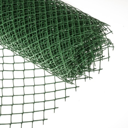 Garden grid, 1.5 × 10 m, rhombus cell 40 × 40 mm, plastic, green, Greengo-5