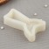 Mold Dolyana "Tail of the Mermaid", silicone, 9.5 × 5.5 × 2 cm, white color