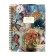 Notebook B5, 60 sheets in a cage on the crest "Fantasy. Corals", on a solid substrate, cover cardboard, lamination Soft Touch, embossing foil, block 70 g/m2