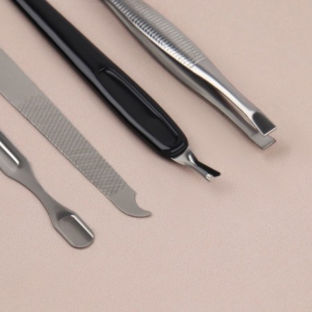 Manicure set, 7 items, in case, color mix-7