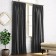 Set of curtains "Kim", size 200 x 270 cm - 2 pcs, wet asphalt
