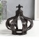 Cast iron candle for 1 candle "Crown" 16x13x13 cm