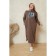 Women's dress, size 56, brown color