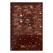 COLLECT-PENTAGE A5, 160 sheets of COFFE Time, hard cover, block 55 g/m2