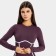 Female jumper, plum color, size 44 (s)