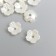 Beads for creativity plastic "forget -me -not" pearl set 40 pcs 0.6x0.6 cm