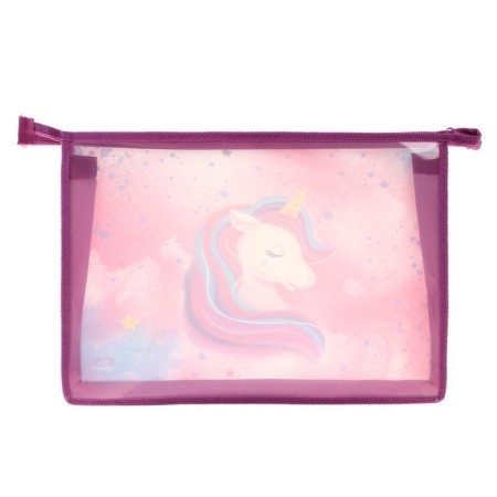 A4, 325 x 230 x 55 mm notebook folder, lightning from above, plastic, PM-A4-29 calligrata "unicorn"-2