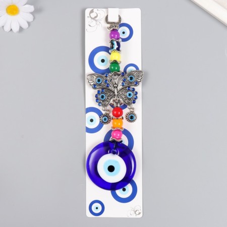 Suspension from the evil eye "Butterfly" 22.5 cm mix-3