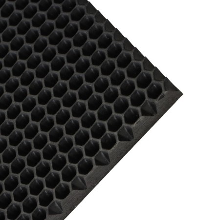 Rug EVA Universal Grand Caratt, honeycombs 100 x 70 cm, black-4