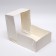 Confectionery packaging with a window, white, 21 x 21 x 10 cm