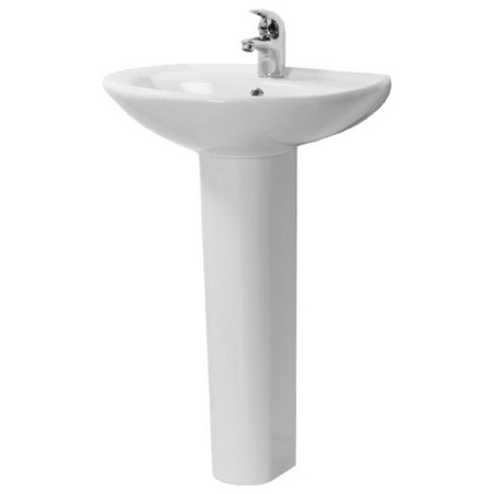 Washbank "Attica 48", chrome white, VKS-2