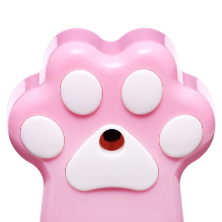 Mechanical sharpener with container, pink paw-3