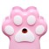 Mechanical sharpener with container, pink paw
