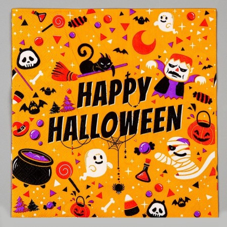 Paper Napkin "Halloween", in a set of 20 pcs.-2