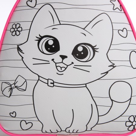 Baby backpack "Sweet kitten", 23*20.5 cm, lightning department-3
