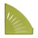 Paper tray Vertical "Tropic", Green Lime