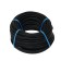 Rubber oxygen, 9 mm, 50 m, black