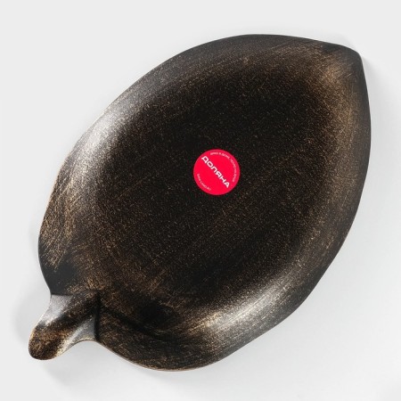 Divine Fruit dish "Vintage leaf", 30 × 28 × 4 cm, bronze color-4