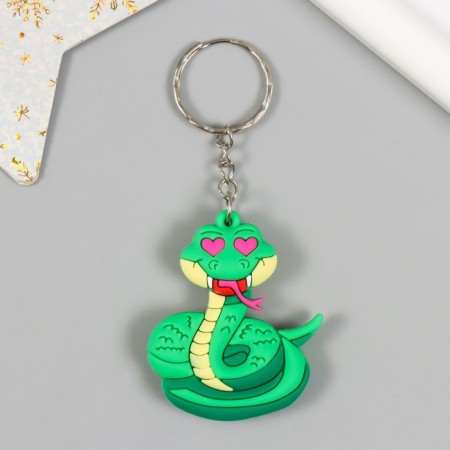 Trick Rubber "Snake with hearts in the eyes" 5x4 cm-2