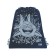 A bag for shoes 420 x 340 mm, silkography, reflective elements, phoenix "Shark"