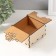 Combined box "Wood with hearts" 10.5x10x7 cm
