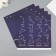 Scrapbooking paper bilateral "constellation" density 180 grams set 5 pcs 30.5x32 cm
