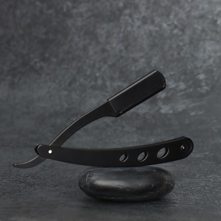 Dangerous razor, shavett, without blades, 13.3 × 21 × 2.8 cm, steel, black color-6