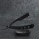 Dangerous razor, shavett, without blades, 13.3 × 21 × 2.8 cm, steel, black color