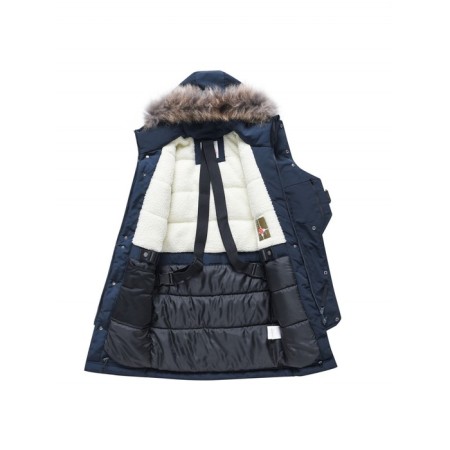 Winter park for a boy, height 140 cm, dark blue color-2