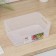SCANDI storage basket, 3.1 l, 24 × 17 × 9 cm, transparent color