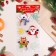 Stickers on the windows "New Year" Bear, Santa Claus, 15 x 25 cm
