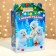 New Year. Gift box New Year's gift "Cute Bears" with animation 16.8 x 6.8 x 20, 9 cm.