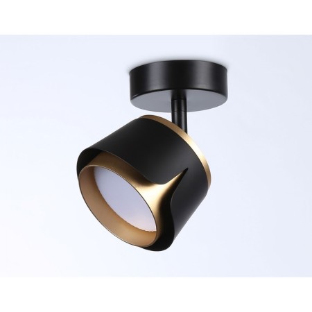 The flip turning point with a replaceable lamp Ambrella Light, Techno Family, TN71227, GX53, black color, gold-1