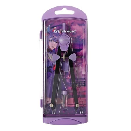 Ready -made Erichkrause "Manga", 2 items, a pencil case, a violet