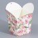 Bonbonniere box, gift packaging, “flowers”, 7.5 x 8 x 7.5 cm