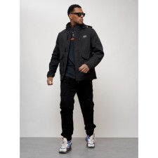 Sports male jacket, size 52, black color