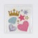 Thermalrotransfer "for princesses", with sparkles, 18 × 19.5 cm