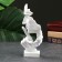 Figure "Silence" 20x7 cm white