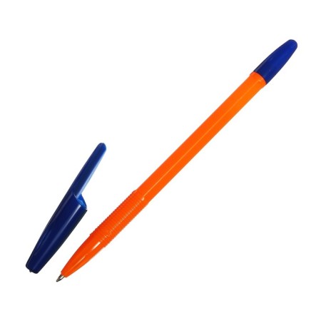 Ballic handle Office Style 820, node 0.7 mm, blue ink, Orange neon case-2