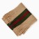 Male scarf, beige color, size 170x21