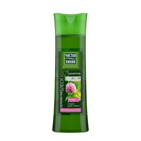 Hair shampoo clean line "Silky shine", 400 ml-5