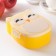 Lancer-bex Plastic with a spoon "Owl", 2 departments: 300 ml, 450 ml, color mix