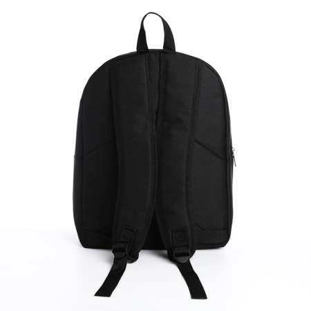 School textile backpack with mount for the Skate "Camouflage", 38x29x1 cm, black color, lightning department-3