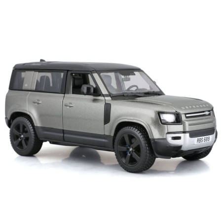 BBURAGO LAND Rover Defender 110 2022, Die-Cast, 1:24, Green color-12